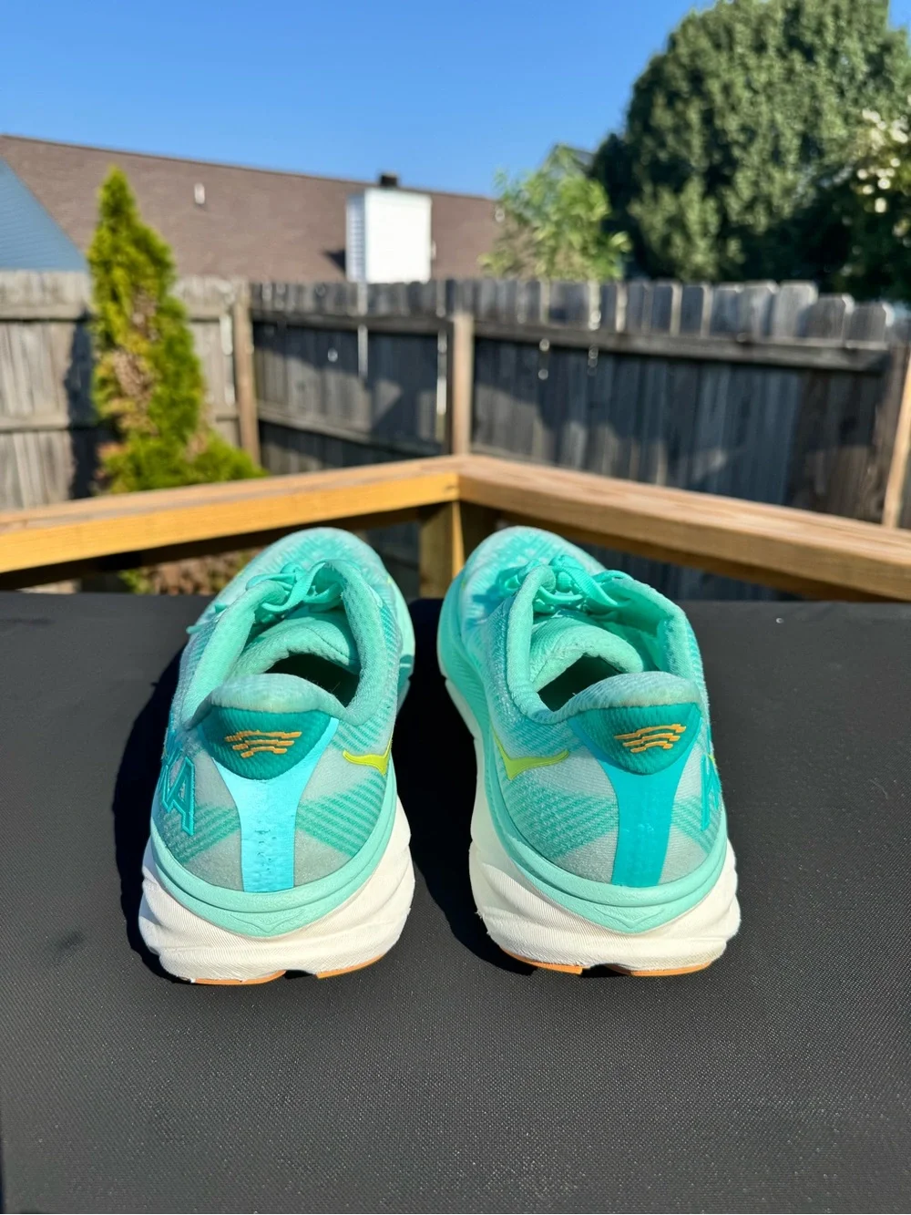 Hoka Women's Clifton 9 Seafoam/Aqua Breeze